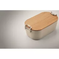   Caserola pranz 700 ml, 2502E14224, Everestus, ⌀18 x 10.5 x 7 cm, Polipropilena, Bej