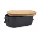 Caserola pranz 700 ml, 2502E14223, Everestus, ⌀18 x 10.5 x 7 cm, Polipropilena, Albastru marin francez