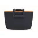 Caserola pranz 700 ml, 2502E14223, Everestus, ⌀18 x 10.5 x 7 cm, Polipropilena, Albastru marin francez