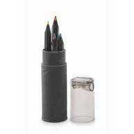   Set 6 creioane, 2502E14402, Everestus, 2.7⌀x 10.4 cm, Lemn, Negru