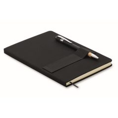   Agenda A5 si Pix, Dictando, 2502E15717, Everestus, 14.5 x 1.2 x 21 cm, PET, Negru