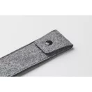 Husa pentru 2 pixuri, 2502E15198, Everestus, 16.5 x 5 cm, PET, Gri