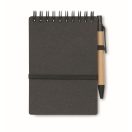 Agenda B7 si Pix, Dictando, 2502E15674, Everestus, 9 x 13 cm, Hartie, Gri piatra