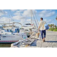   Geanta sport, 2502E15076, Everestus, 49 x 26 x 24 cm, Bumbac, Albastru turcoaz