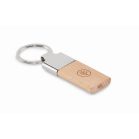 Breloc 2502E15106, Everestus, 9.5 x 3.1 cm, Bambus, Natur