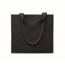Geanta plaja, 2502E15827, Everestus, 37 x 10 x 49 cm, Bumbac, Negru