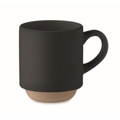   Cana 170 ml, 2502E16464, Everestus, ⌀6.8 x 8 cm, Ceramica, Negru