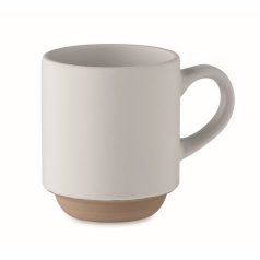   Cana 170 ml, 2502E16461, Everestus, ⌀6.8 x 8 cm, Ceramica, Alb