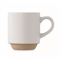   Cana 170 ml, 2502E16461, Everestus, ⌀6.8 x 8 cm, Ceramica, Alb
