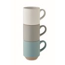 Cana 170 ml, 2502E16461, Everestus, ⌀6.8 x 8 cm, Ceramica, Alb