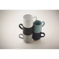   Cana 170 ml, 2502E16461, Everestus, ⌀6.8 x 8 cm, Ceramica, Alb