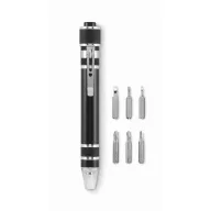   Unealta multifunctionala cu lanterna, 2502E14652, Everestus, 12.9 x ⌀1.58 cm, Aluminiu, Negru