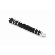   Unealta multifunctionala cu lanterna, 2502E14652, Everestus, 12.9 x ⌀1.58 cm, Aluminiu, Negru