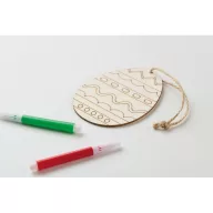   Set pictura cu 4 markere, 2502E14332, Everestus, 10 x 7.5 cm, Lemn, Natur