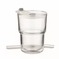   Cana 400 ml, 2502E16500, Everestus, ⌀8 x 10.5 cm, Sticla, Transparent