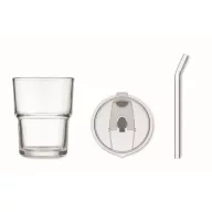   Cana 400 ml, 2502E16500, Everestus, ⌀8 x 10.5 cm, Sticla, Transparent