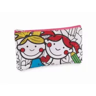   Penar cu 4 markere, 2502E14331, Everestus, 21 x 12 cm, Poliester, Roz copil