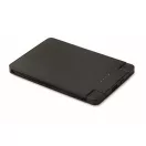 Baterie externa 2500 mAh, USB-C, 2502E14952, Everestus, 9.8 x 6.5 x 0.6 cm, Plastic, Negru