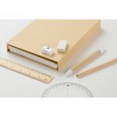 Set papetarie, 2502E15737, Everestus, 15 x 21 x 2.5 cm, Hartie, Bej