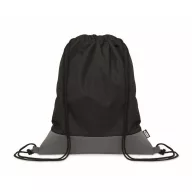   Saculet cu snur, 2502E14925, Everestus, 40 x 48 cm, PET, Negru