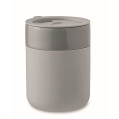   Cana de voiaj, 330 ml, 2502E15504, Everestus, ⌀8.1 x 11 cm, Ceramica, Gri