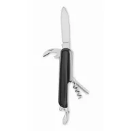  Briceag cu 5 functii, 2502E14437, Everestus, 8.5 x 2.5 cm, Aluminiu, Negru