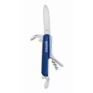   Briceag cu 5 functii, 2502E14435, Everestus, 8.5 x 2.5 cm, Aluminiu, Albastru