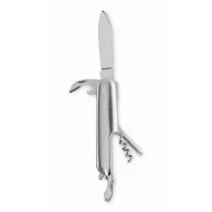   Briceag cu 5 functii, 2502E14436, Everestus, 8.5 x 2.5 cm, Aluminiu, Argintiu