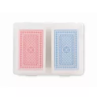   Carti de joc clasice, 2502E15645, Everestus, 13.8 x 9.9 x 2.3 cm, Polipropilena, Transparent