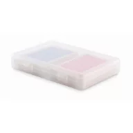   Carti de joc clasice, 2502E15645, Everestus, 13.8 x 9.9 x 2.3 cm, Polipropilena, Transparent