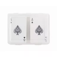   Carti de joc clasice, 2502E15645, Everestus, 13.8 x 9.9 x 2.3 cm, Polipropilena, Transparent