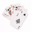Carti de joc clasice, 2502E15645, Everestus, 13.8 x 9.9 x 2.3 cm, Polipropilena, Transparent