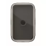   Caserola pranz 1200 ml, 2502E14230, Everestus, 21 x 13 x 7 cm, Silicon, Negru