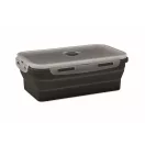 Caserola pranz 1200 ml, 2502E14230, Everestus, 21 x 13 x 7 cm, Silicon, Negru