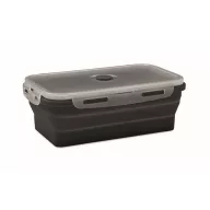   Caserola pranz 1200 ml, 2502E14230, Everestus, 21 x 13 x 7 cm, Silicon, Negru
