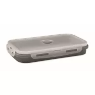   Caserola pranz 1200 ml, 2502E14229, Everestus, 21 x 13 x 7 cm, Silicon, Gri piatra