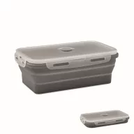   Caserola pranz 1200 ml, 2502E14229, Everestus, 21 x 13 x 7 cm, Silicon, Gri piatra