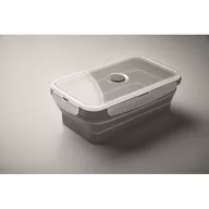   Caserola pranz 1200 ml, 2502E14229, Everestus, 21 x 13 x 7 cm, Silicon, Gri piatra