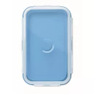   Caserola pranz 1200 ml, 2502E14228, Everestus, 21 x 13 x 7 cm, Silicon, Albastru