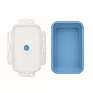   Caserola pranz 1200 ml, 2502E14228, Everestus, 21 x 13 x 7 cm, Silicon, Albastru