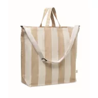   Geanta plaja, 2502E15832, Everestus, 46 x 16 x 60 cm, Bumbac, Alb