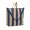 Geanta plaja, 2502E15833, Everestus, 46 x 16 x 60 cm, Bumbac, Albastru regal