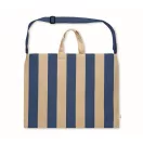 Geanta plaja, 2502E15833, Everestus, 46 x 16 x 60 cm, Bumbac, Albastru regal