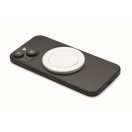 Suport de telefon pentru birou, 2502E15788, Everestus, ⌀5.8 x 0.42 cm, ABS, Alb