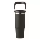 Cana de voiaj, 850 ml, 2502E15518, Everestus, ⌀8.5 x 23.5 cm, Otel, Negru
