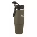 Cana de voiaj, Everestus, 2610E18499, 850 ml, Ø8.5x23.5 cm, Otel inoxidabil, Verde inchis