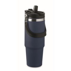   Cana de voiaj, 850 ml, 2502E15517, Everestus, ⌀8.5 x 23.5 cm, Otel, Albastru marin francez