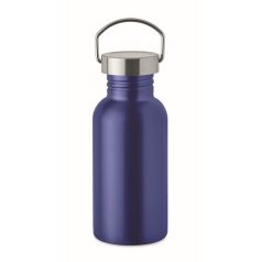   Sticla de apa sport, 500 ml, 2502E15390, Everestus, ⌀7 x 18 cm, Otel, Albastru