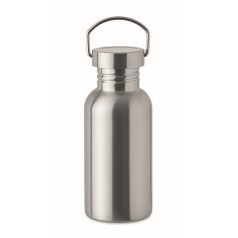   Sticla de apa sport, 500 ml, 2502E15396, Everestus, ⌀7 x 18 cm, Otel, Argintiu mat