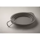 Bol portabil pentru animale, 2502E15236, Everestus, 15.3 x 1.5 cm, Silicon, Gri piatra